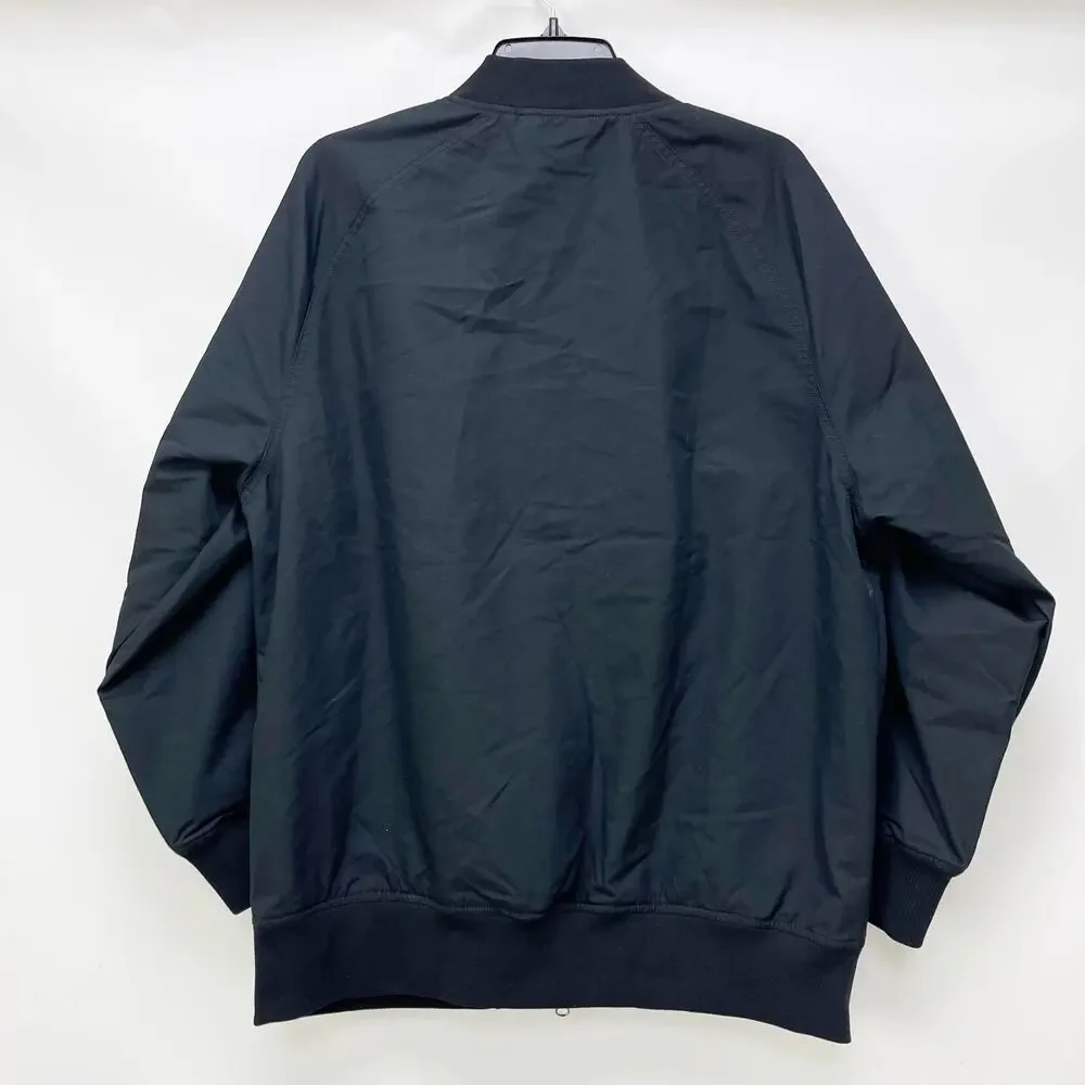 Everlane Womens Cotton Bomber Jacket Medium Black - Picture 6 of 9